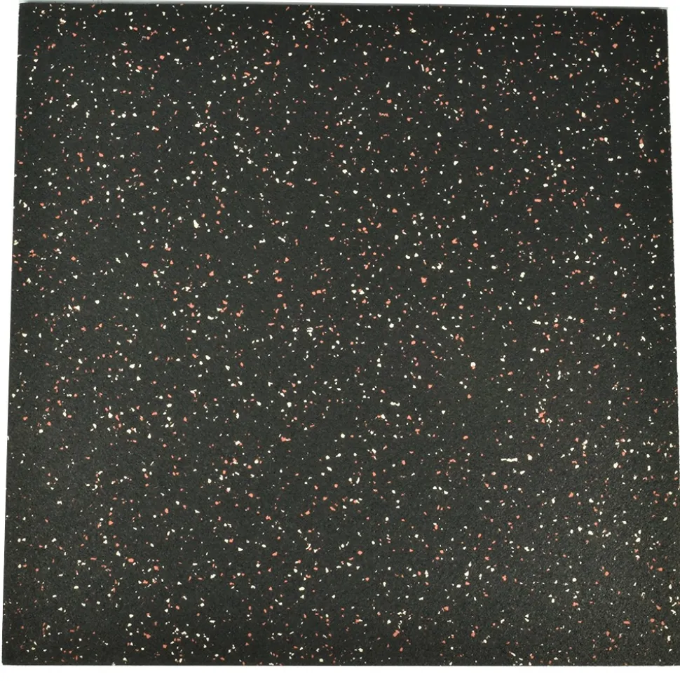 Straight Edge Tile 10% Color CrossTrain 1/4 Inch x 2x2 Ft. Pacific