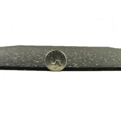 Straight Edge Tile 10% Color CrossTrain 1/4 Inch x 2x2 Ft. Pacific