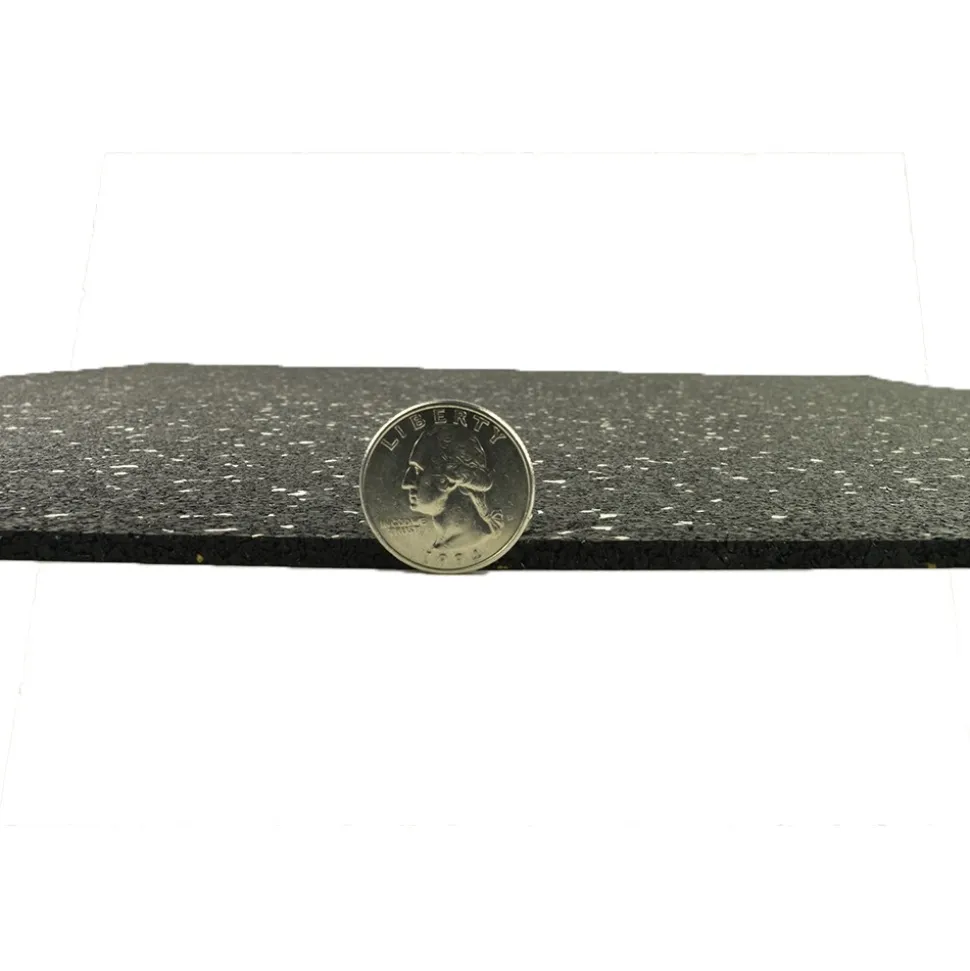 Straight Edge Tile 10% Color CrossTrain 1/4 Inch x 2x2 Ft. Pacific