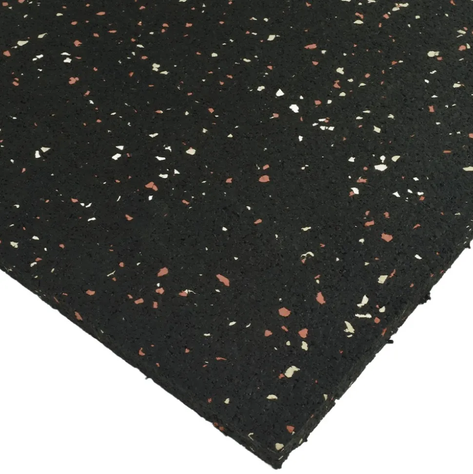 Straight Edge Tile 10% Color CrossTrain 1/4 Inch x 2x2 Ft. Pacific