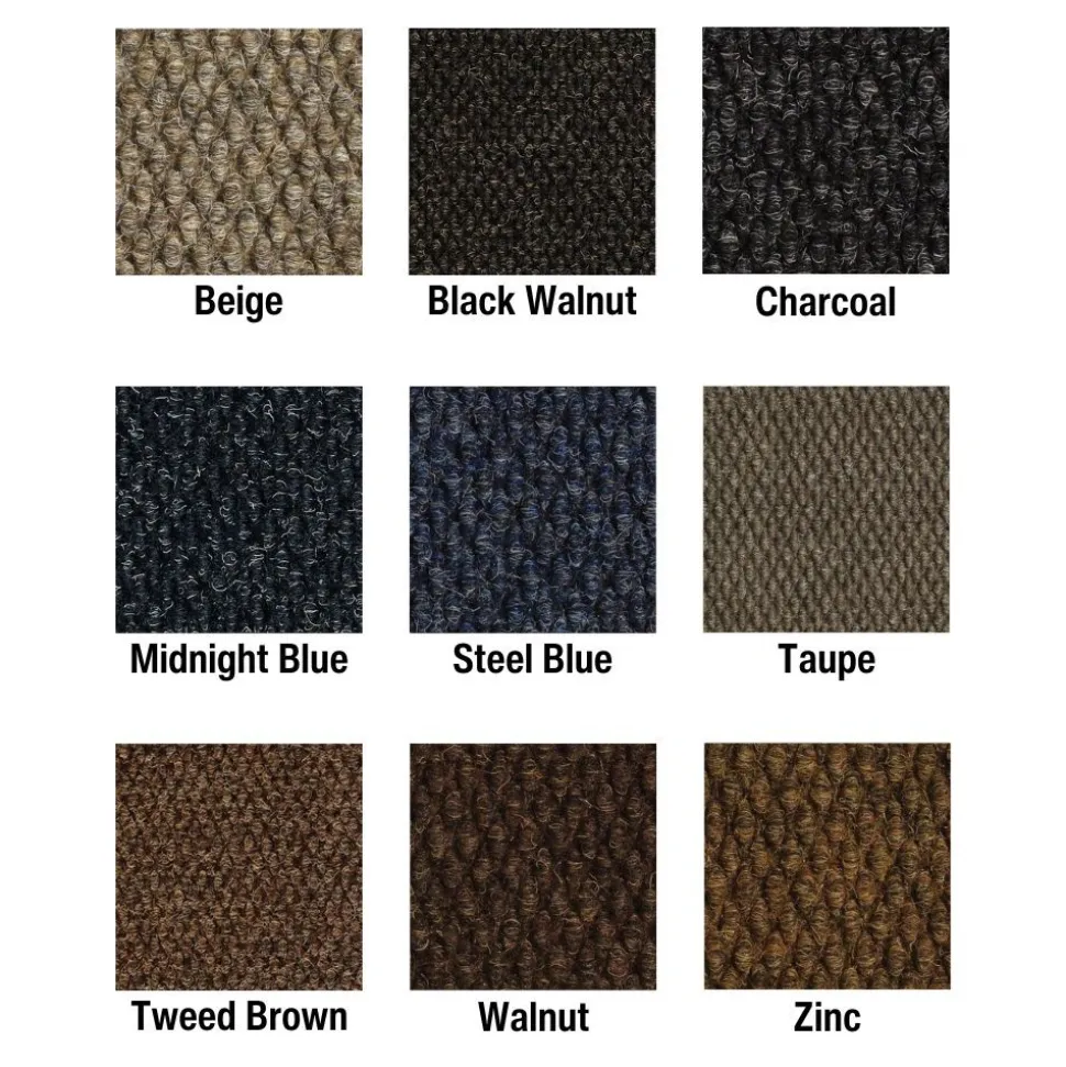 Super Nop 52 Heavy Duty Carpet Tile Case of 12 - 1/2 Inch x 19-11/16x19-11/16 Inches