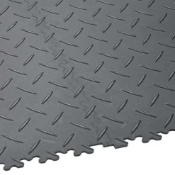 SupraTile Diamond Pattern Black/Grays 4.5 mm x 20x20 Inches Case of 12