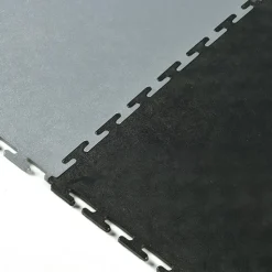 SupraTile T-Joint Textured Black/Grays 6.5 mm x 20x20 Inches Case of 10