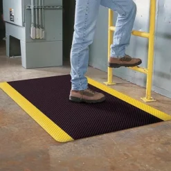 Supreme Sliptech Anti-Fatigue Mat Black/Yellow 2x3 feet
