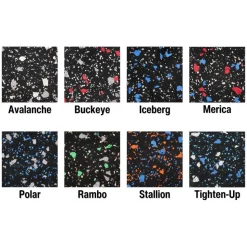 Survivor Rubber Tile Interlocking Biggie Smallz 20% Color 1/4 Inch x 2x2 Ft.
