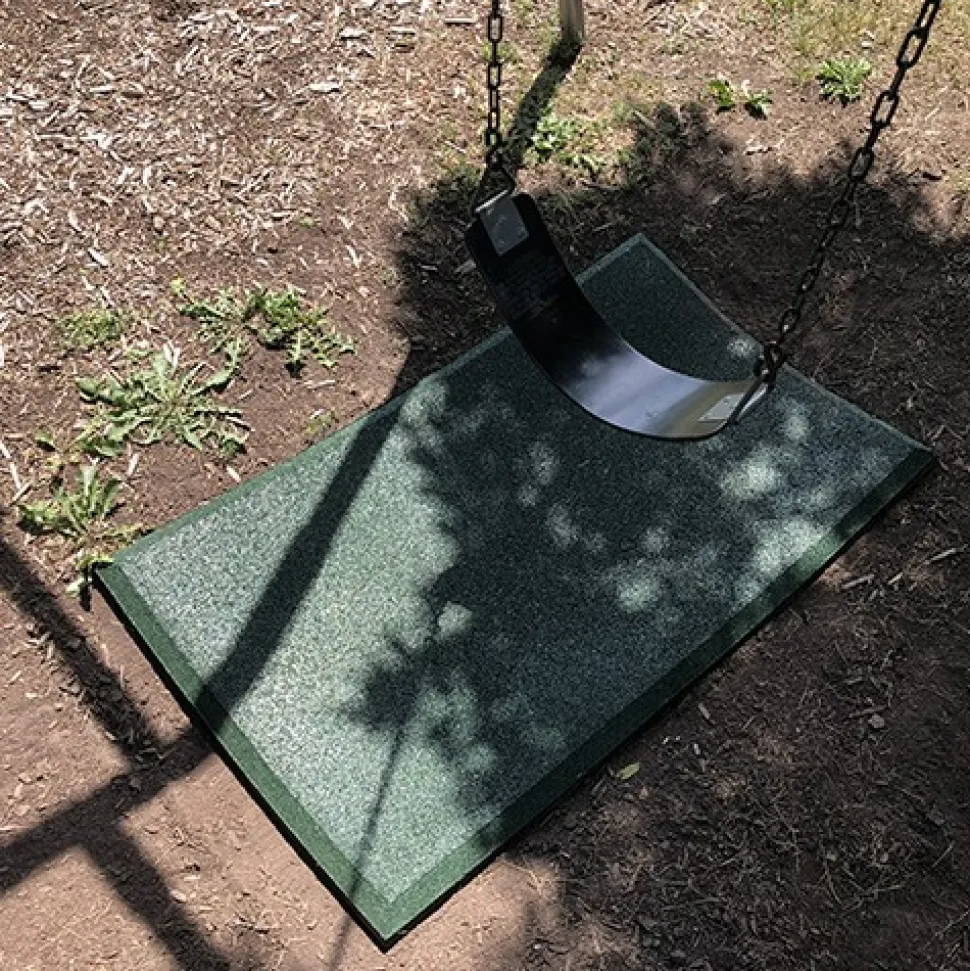 Swing Set Rubber Mat Premium 32x54 x 2 Inch