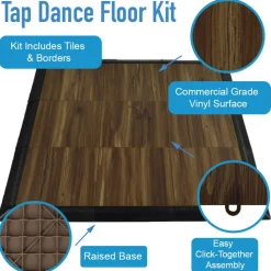 Tap Dance Floor Kit 5/8 Inch x 4x4 Ft.