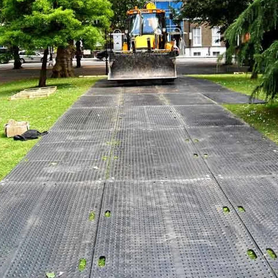 TrakMat Ground Cover Mat Green 1/2 Inch x 44 Inches x 8 Ft.