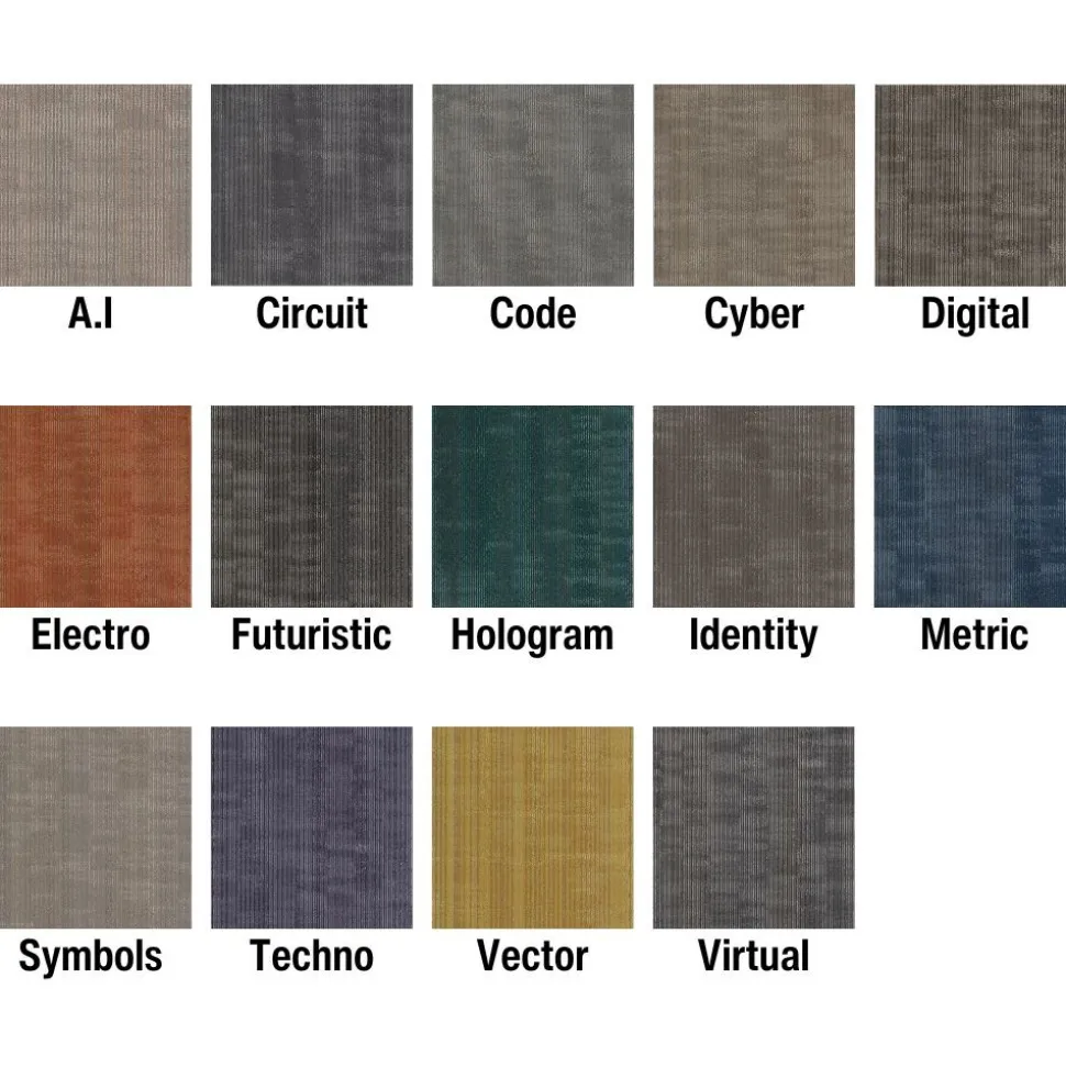 Trinity Commercial Carpet Plank .22 Inch x 18x36 Inches 10 per Carton