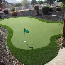 True Turf Artificial Grass Turf Roll 9/16 Inch x 15 Ft. Wide 5 mm Padded Per SF