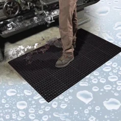 TruTread Black Perforated Mat 3x5 Feet