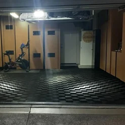 TurboTile Perforated Garage Floor Tile 5/8 Inch x 1x1 Ft.