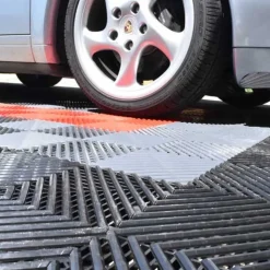 TurboTile Perforated Garage Floor Tile 5/8 Inch x 1x1 Ft.