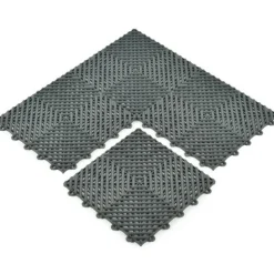 TurboTile Perforated Garage Floor Tile 5/8 Inch x 1x1 Ft.