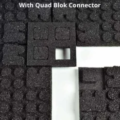 UltraTile Rubber Weight Floor Premium Colors 1 Inch x 2x2 Ft. with Quad Blok