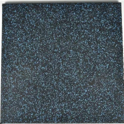 UltraTile Rubber Weight Floor Standard Colors 1 Inch x 2x2 Ft. with Quad Blok