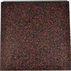 UltraTile Rubber Weight Floor Standard Colors 1 Inch x 2x2 Ft. with Quad Blok