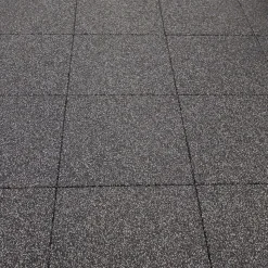 UltraTile Rubber Weight Floor Team Colors 1 Inch x 2x2 Ft. with Quad Blok