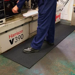 Vynagrip Heavy Duty Industrial Matting Black 2 x 33 ft Roll