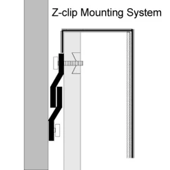 Wall Pad 2x4 ft 2 Inch ASTM Foam WB Z Clip