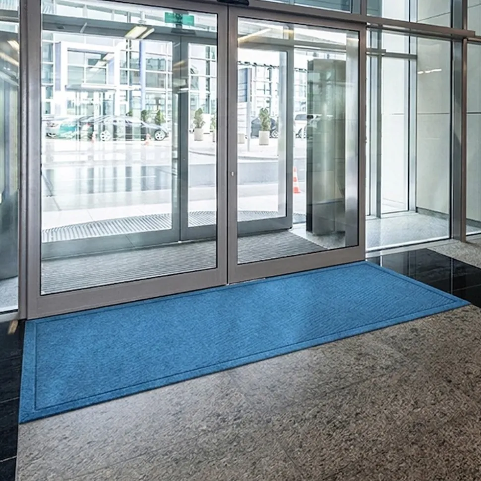 Waterhog Fashion Diamond Indoor Outdoor Entrance Mat Cleated Back 35x118 inches