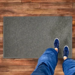 Waterhog Fashion Diamond Indoor Outdoor Entrance Mat Cleated Back 35x46 Inches