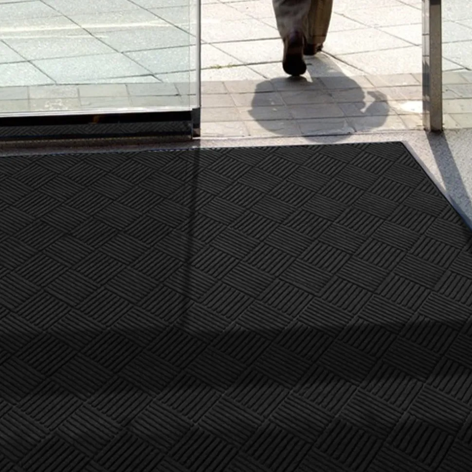 Waterhog Fashion Diamond Indoor Outdoor Entrance Mat Smooth Back 35x118 inches