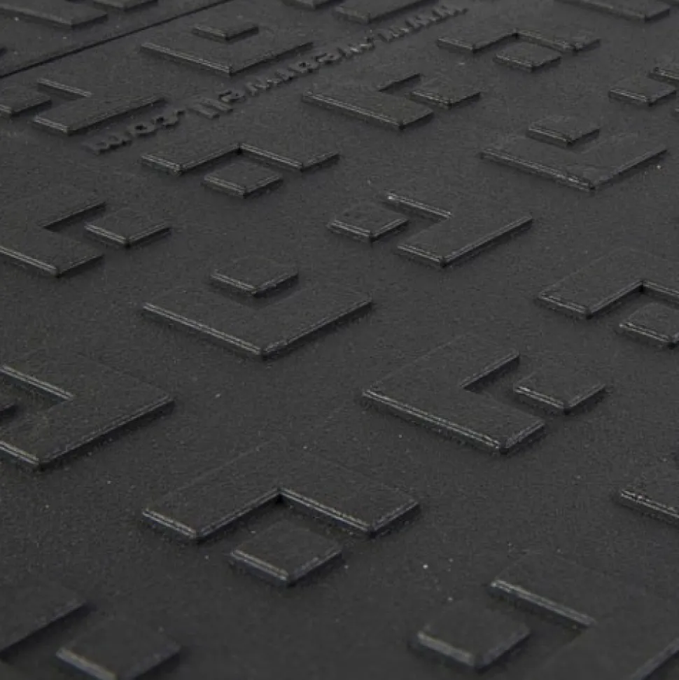 WearWell ErgoDeck HD Solid Black 18 x 18 Inch Tile Case of 10