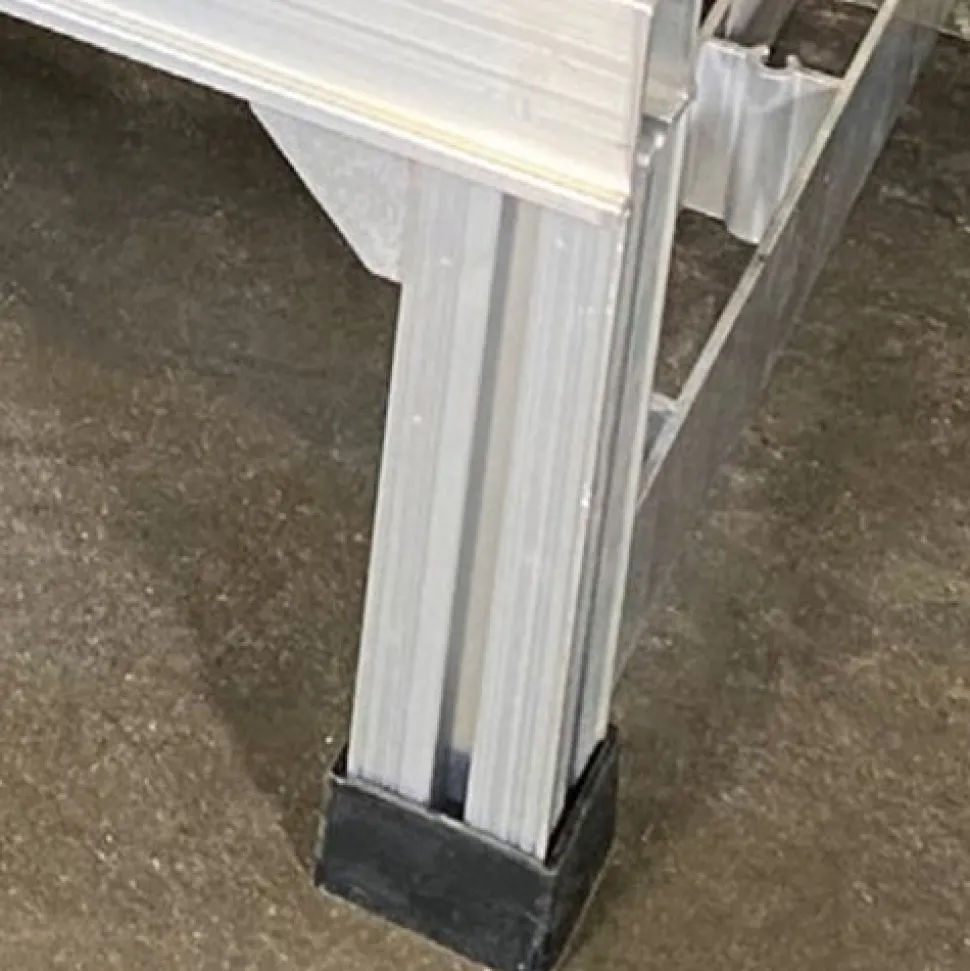 Wearwell Foundation Platform System Rubber Foot for 5 Inch or higher