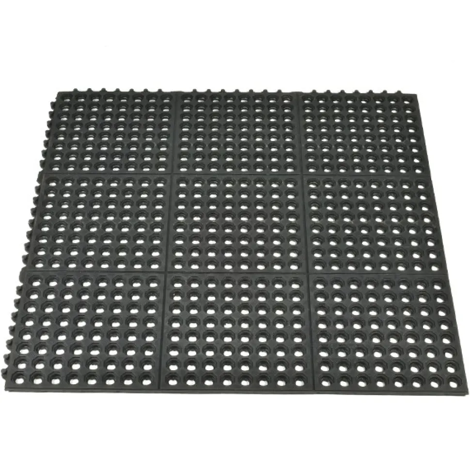 Wearwell 24/Seven GR Perforated 3x3 Ft Mat