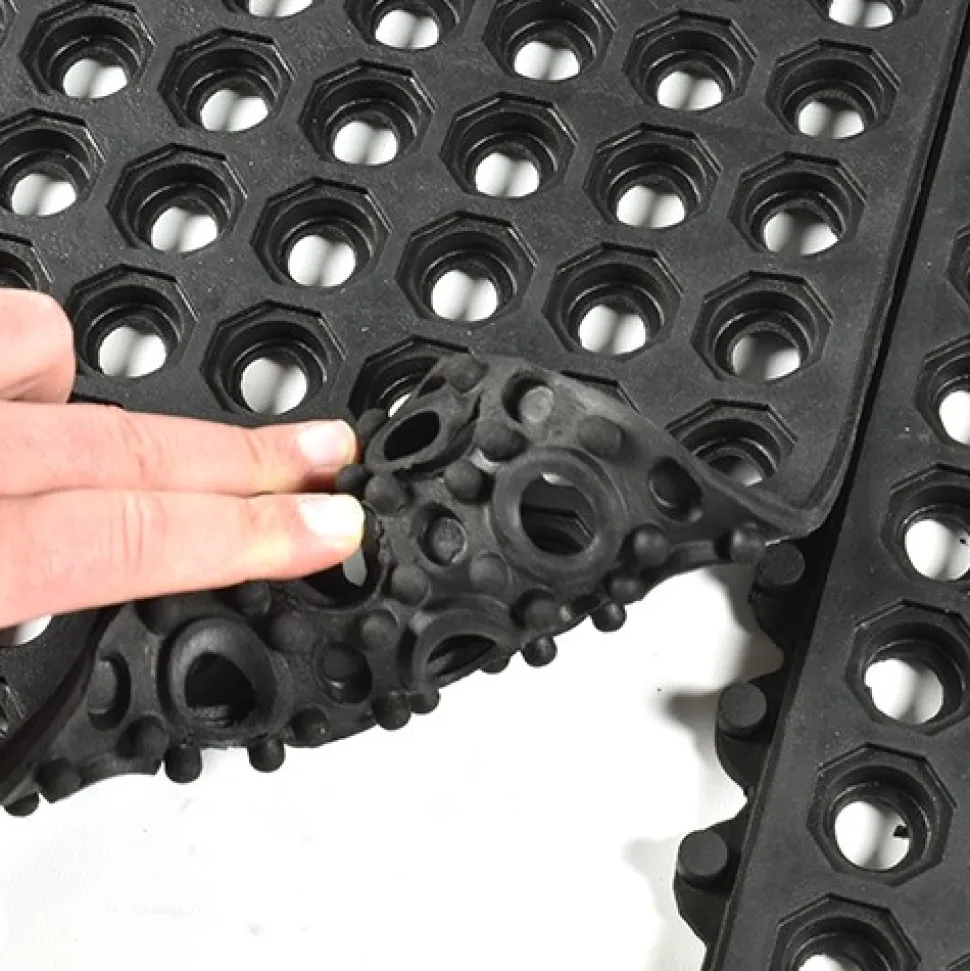 Wearwell 24/Seven GR Perforated 3x3 Ft Mat
