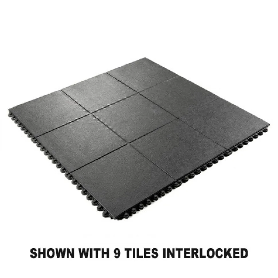 Wearwell 24/Seven GR Solid 3x3 Ft Mat