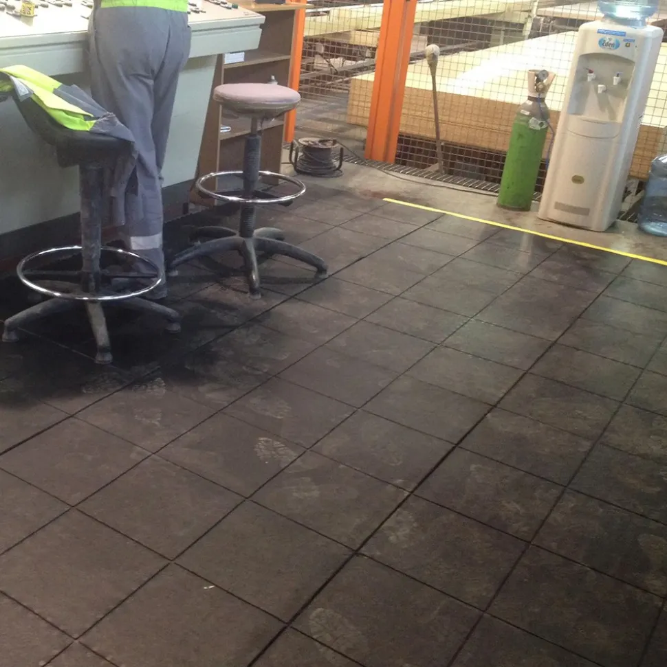 Wearwell 24/Seven GR Solid 3x3 Ft Mat