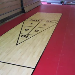 Woodflex Maple Vinyl Multi-Purpose Gym Flooring Full Roll 6.58 Ft. x 65.33 Ft.