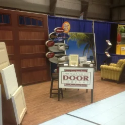 Wood Grain Reversible Interlocking Foam Tiles Trade Show 10x10 Ft. Kit