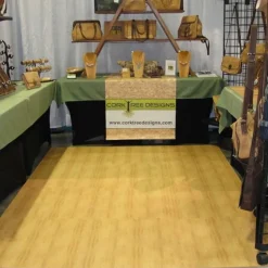 Wood Grain Reversible Interlocking Foam Tiles Trade Show 10x20 Ft. Kit