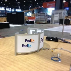 Wood Grain Reversible Interlocking Foam Tiles Trade Show 20x30 Ft. Kit