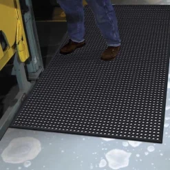 WorkStep Black Perforated Drainage Mat 3x10 Feet